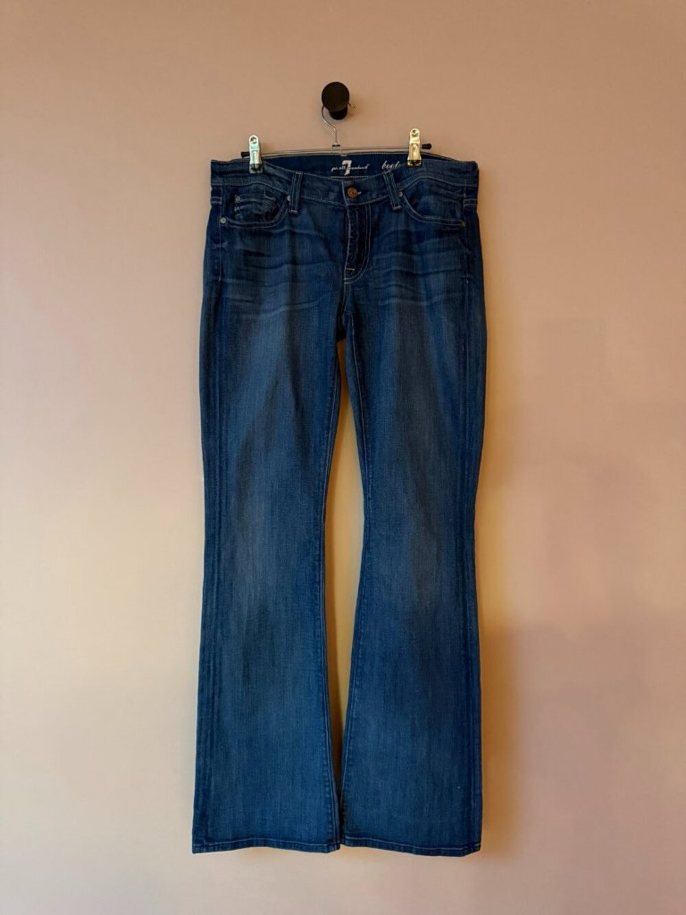 7 For All Mankind Original Bootcut Jeans 29 Medium Wash Made USA